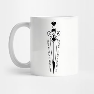 Halsey The Tradition Lyrics IICHLIWP Mug